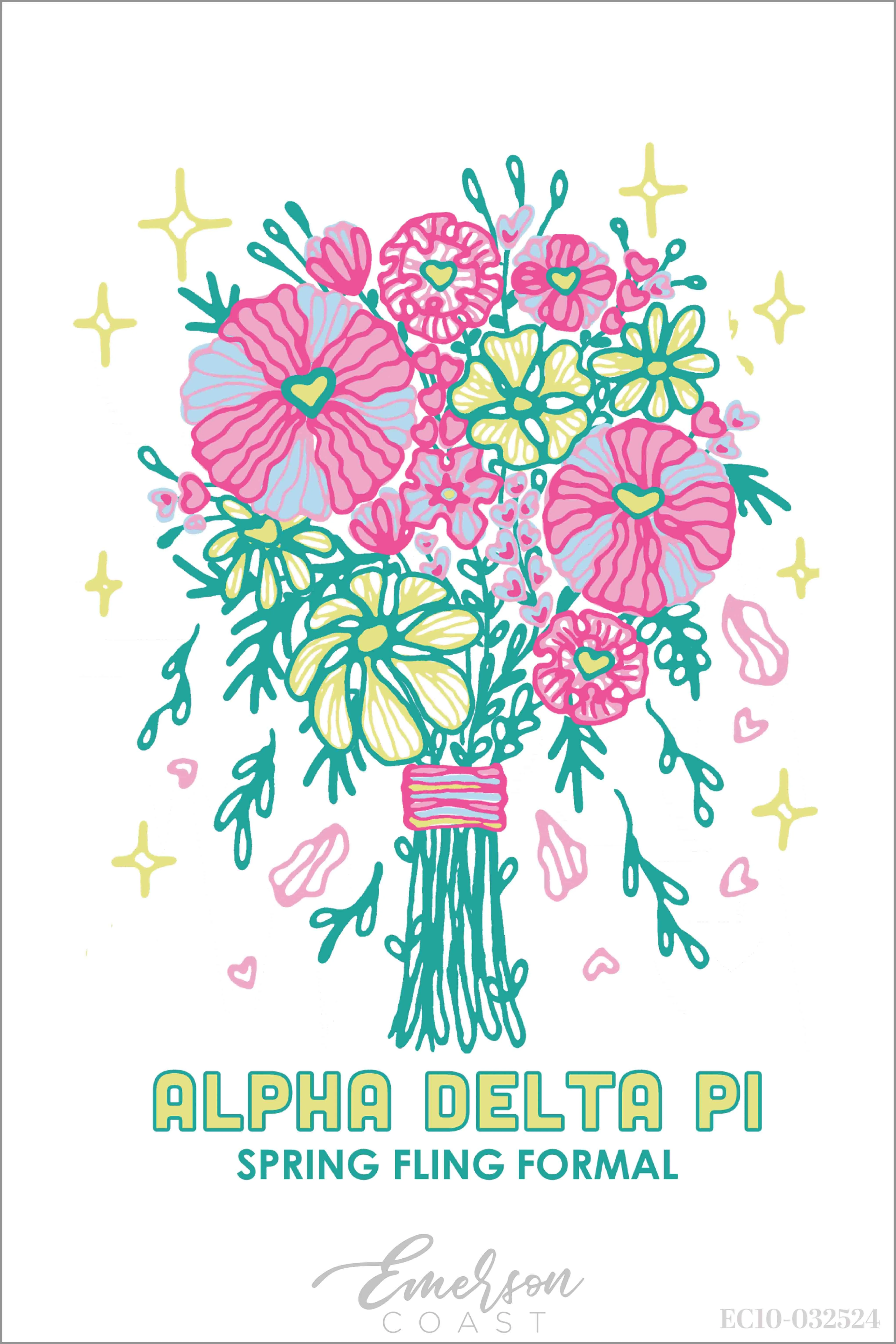 Alpha Delta Pi University of Tennessee at Chattanooga Formal T-shirt