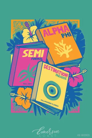 Alpha Phi Destination Paradise T-shirt