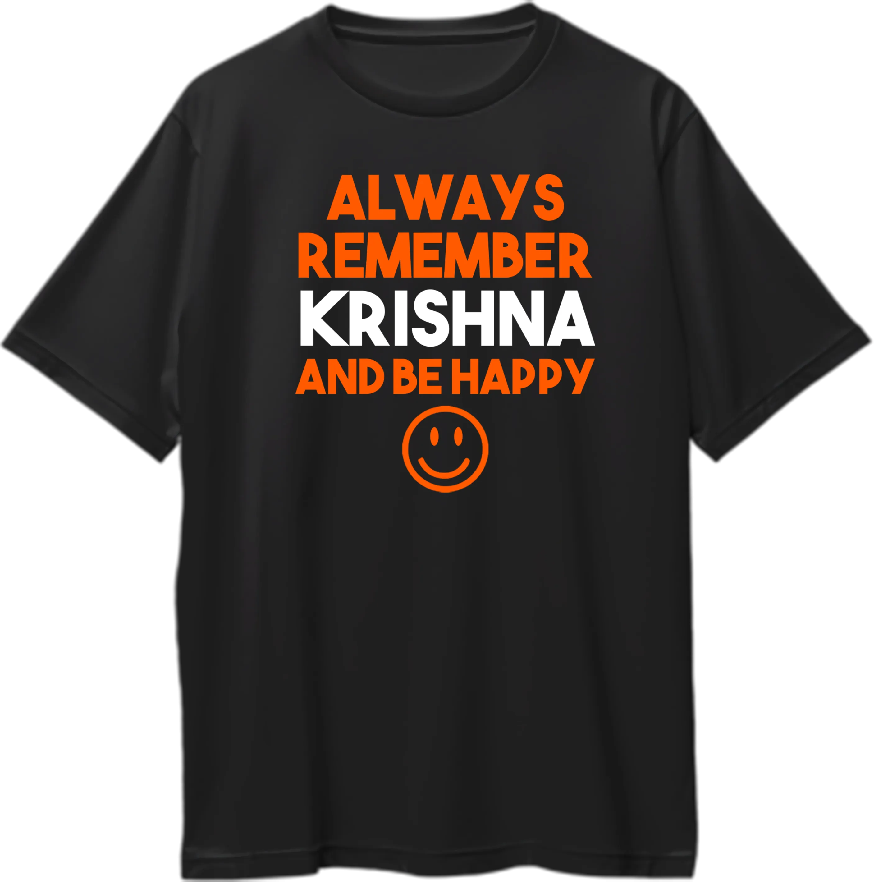 Always Remember Krishna Oversized Unisex T-Shirts