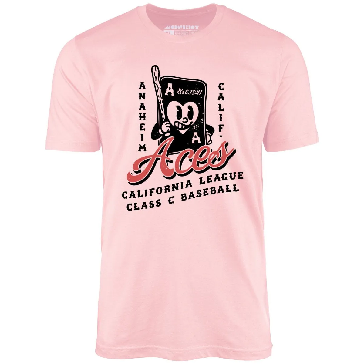 Anaheim Aces - California - Vintage Defunct Baseball Teams - Unisex T-Shirt