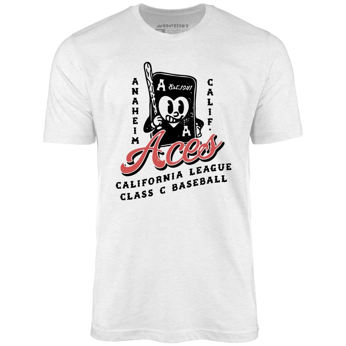 Anaheim Aces - California - Vintage Defunct Baseball Teams - Unisex T-Shirt