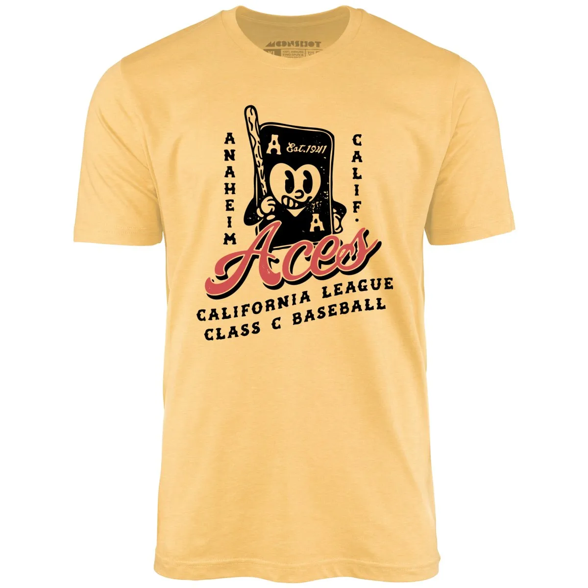 Anaheim Aces - California - Vintage Defunct Baseball Teams - Unisex T-Shirt