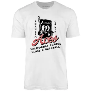 Anaheim Aces - California - Vintage Defunct Baseball Teams - Unisex T-Shirt