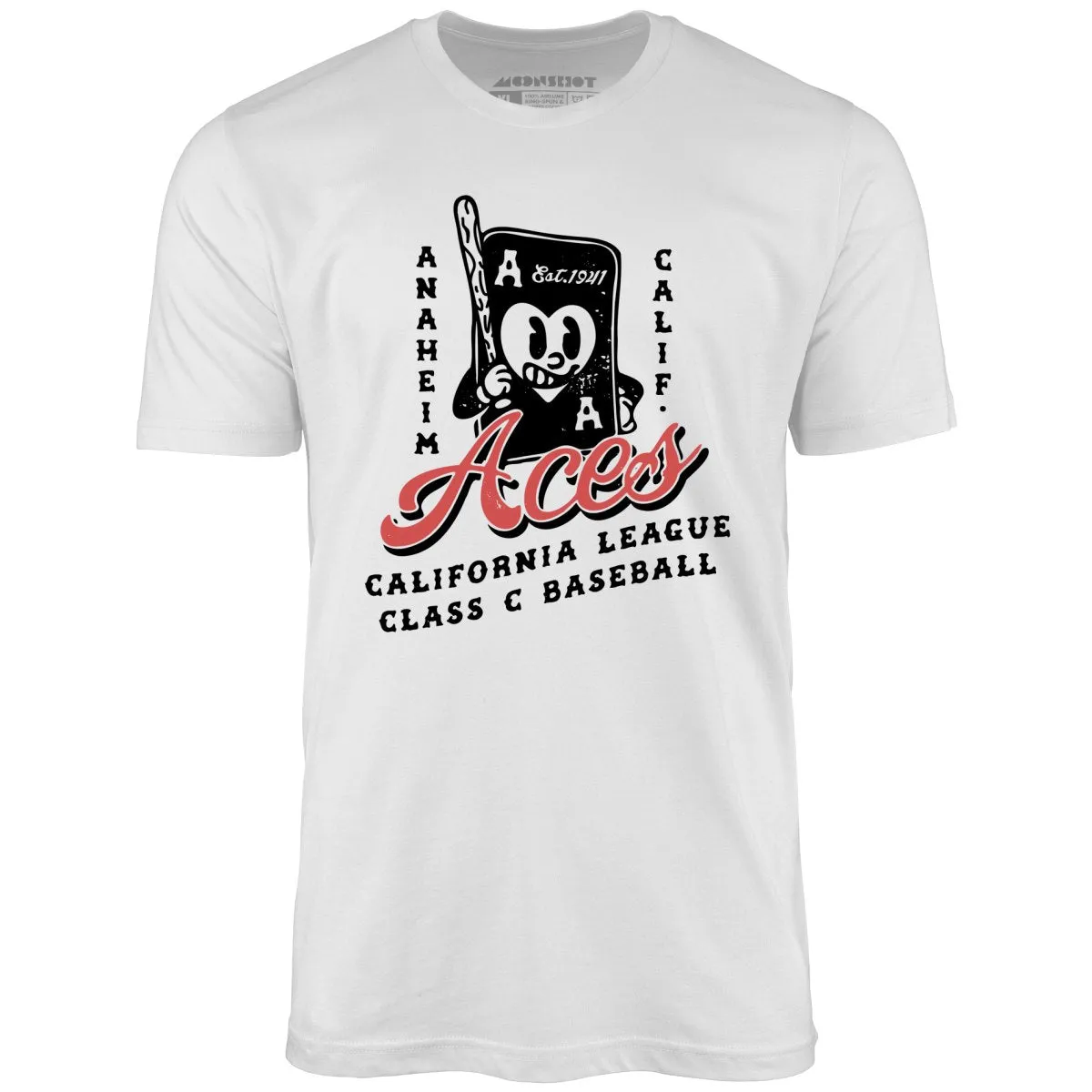 Anaheim Aces - California - Vintage Defunct Baseball Teams - Unisex T-Shirt