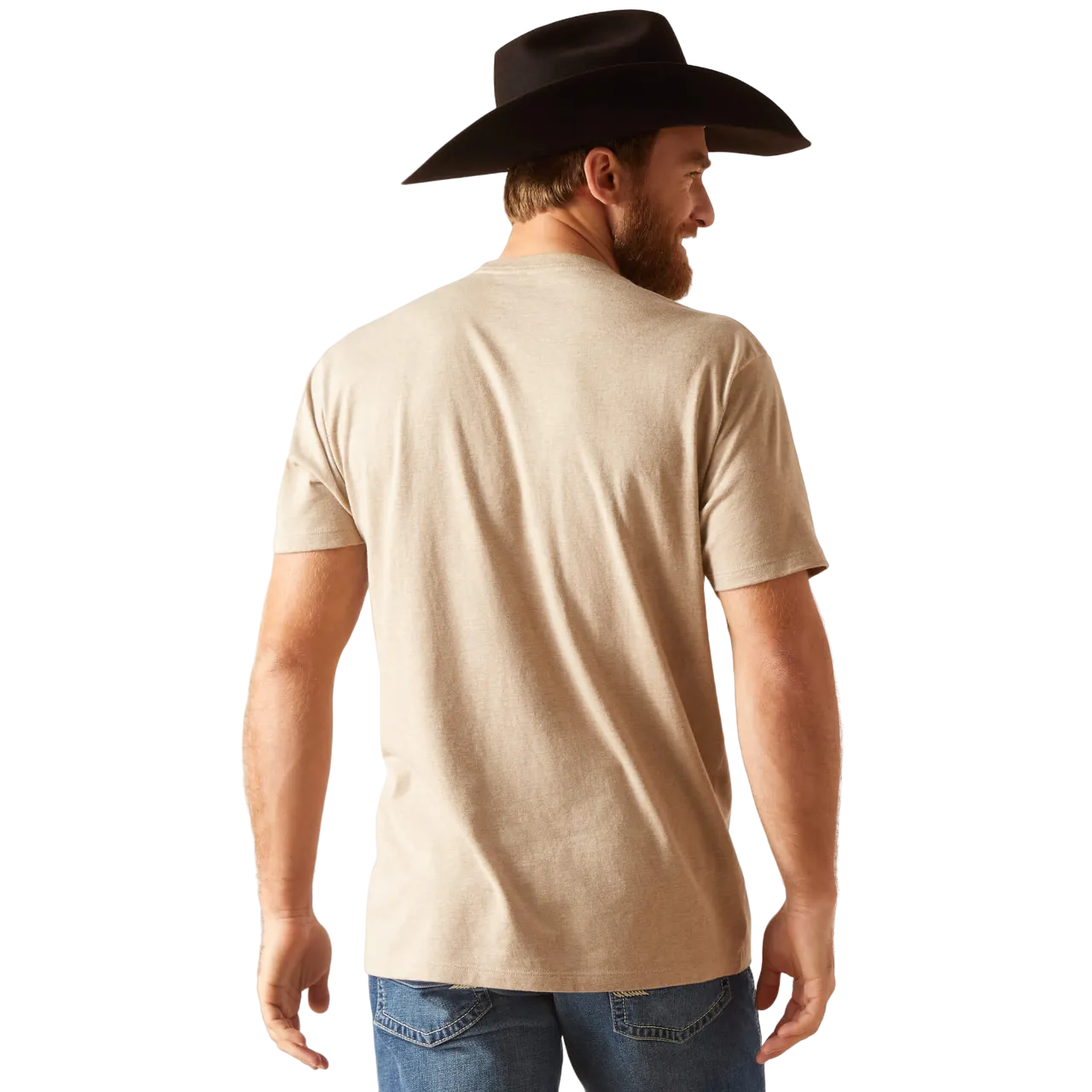 Ariat Men's Farmerican Oatmeal Heather T-Shirt
