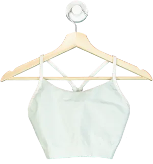Bamford Sage Green Activewear Bra Top UK XS