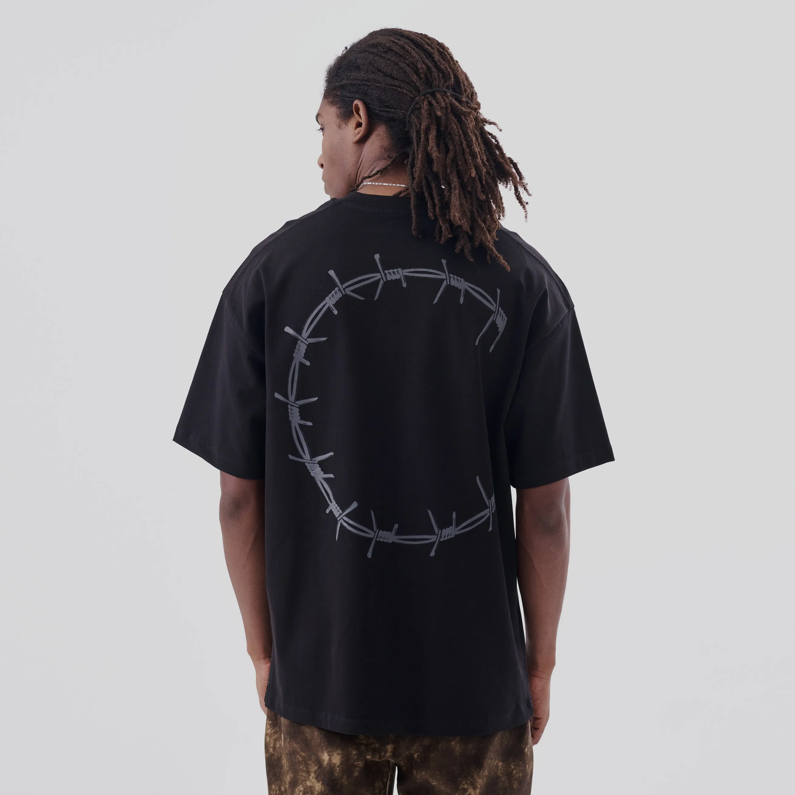 Barbed Wire Printed T-Shirt