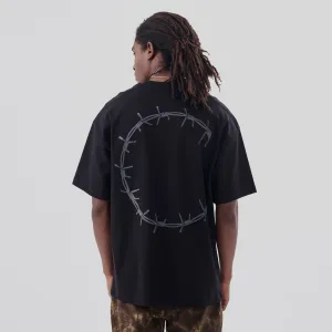 Barbed Wire Printed T-Shirt