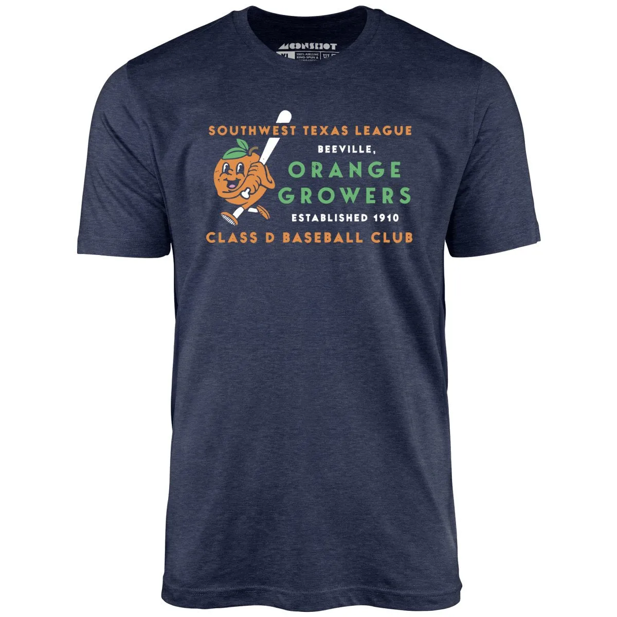 Beeville Orange Growers - Texas - Vintage Defunct Baseball Teams - Unisex T-Shirt