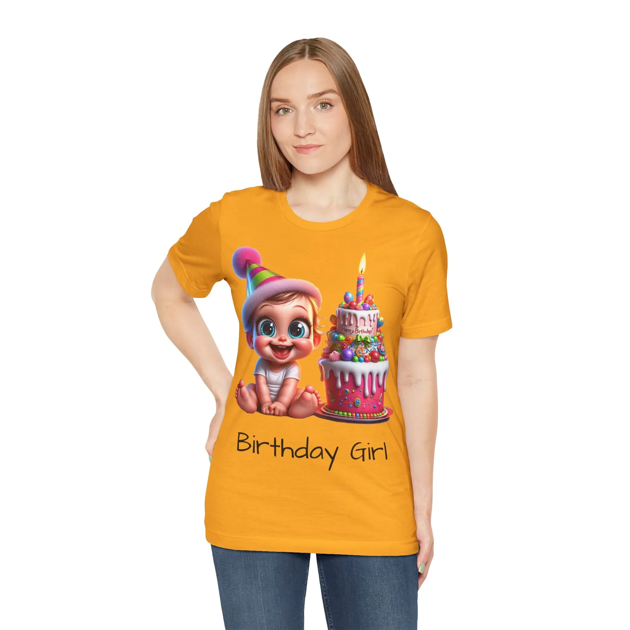 Birthday Girl T-shirt with text
