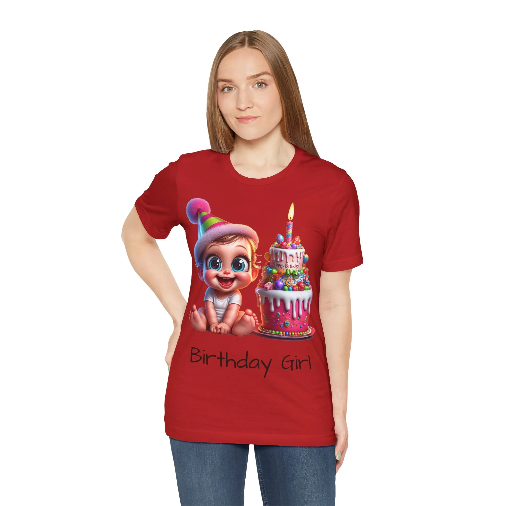 Birthday Girl T-shirt with text