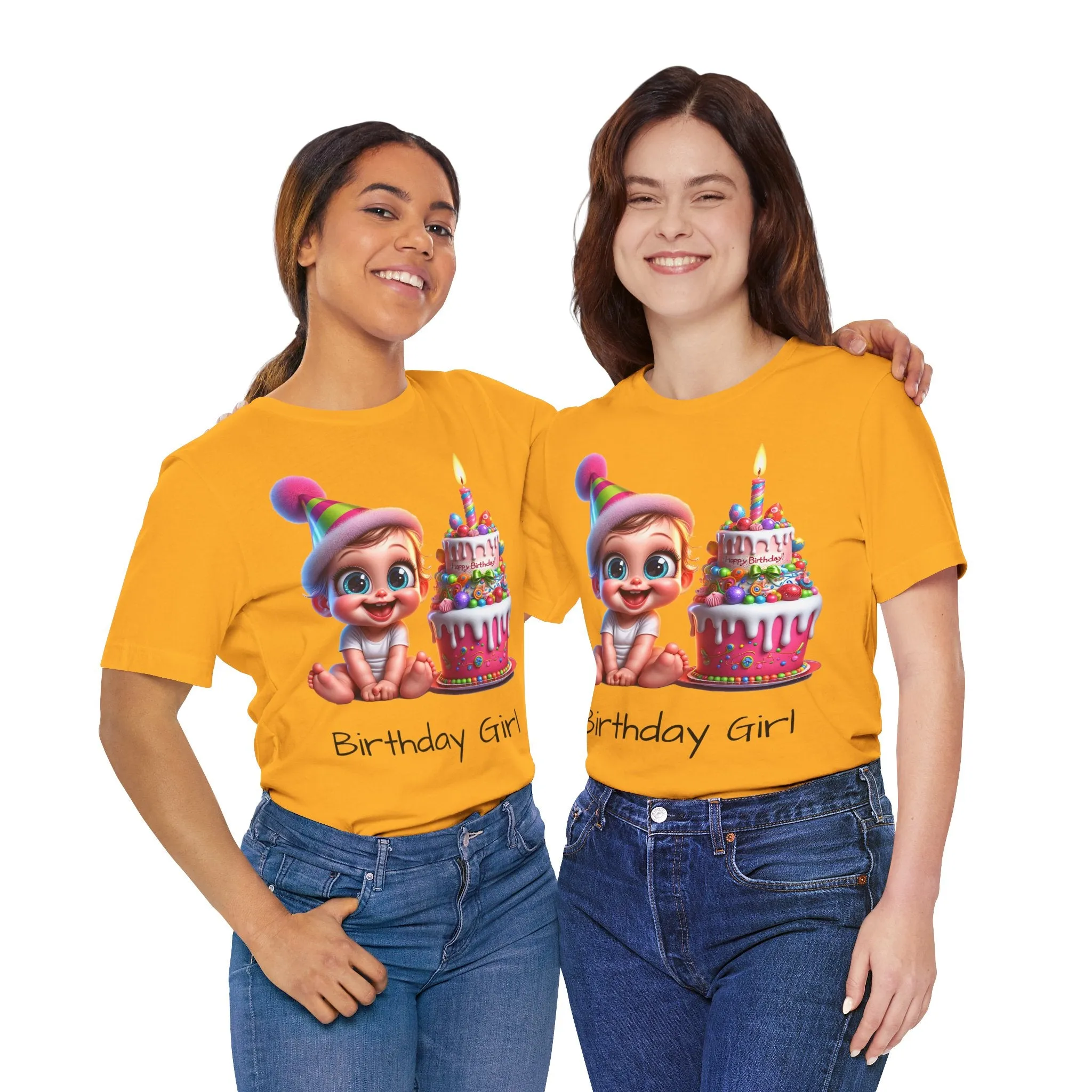 Birthday Girl T-shirt with text