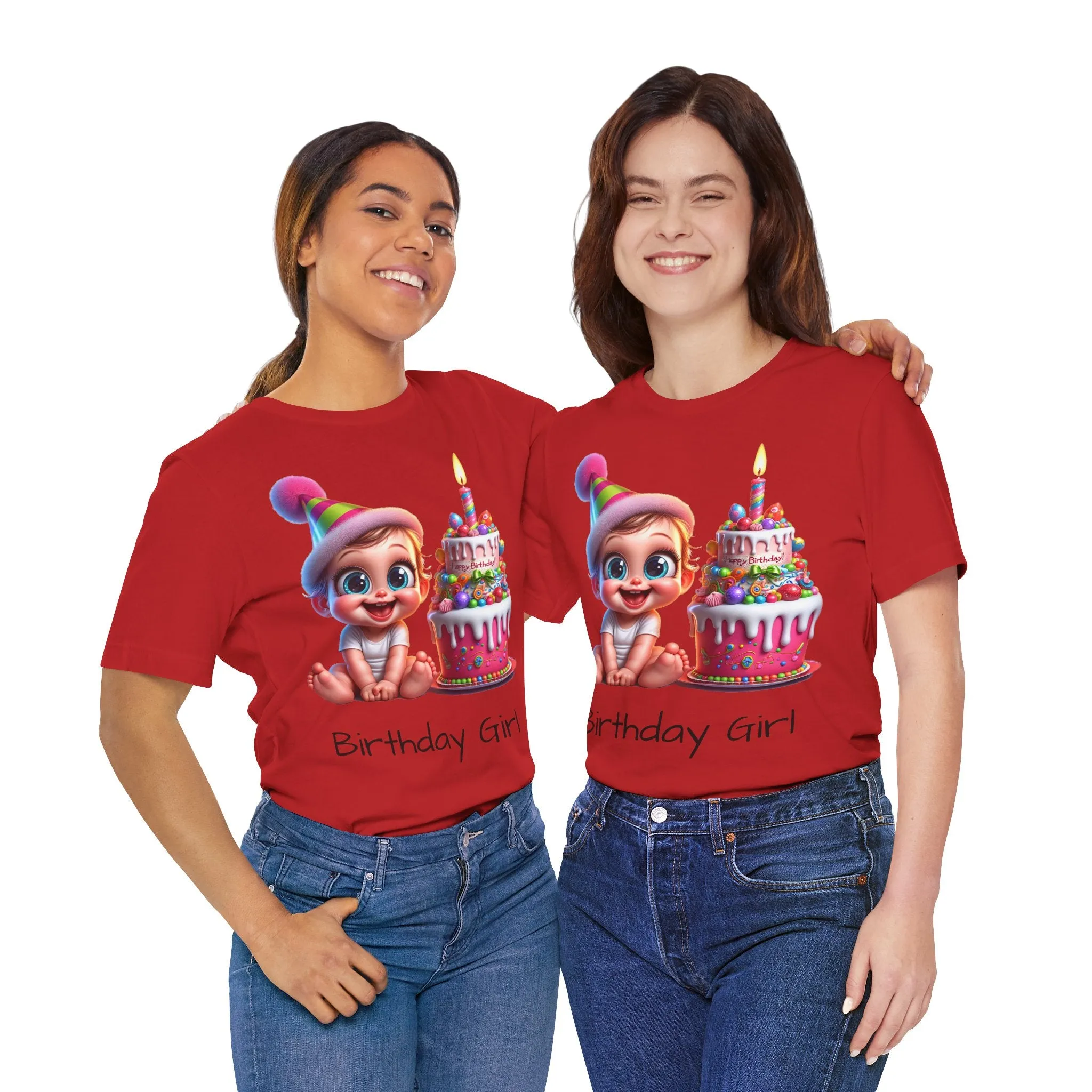 Birthday Girl T-shirt with text