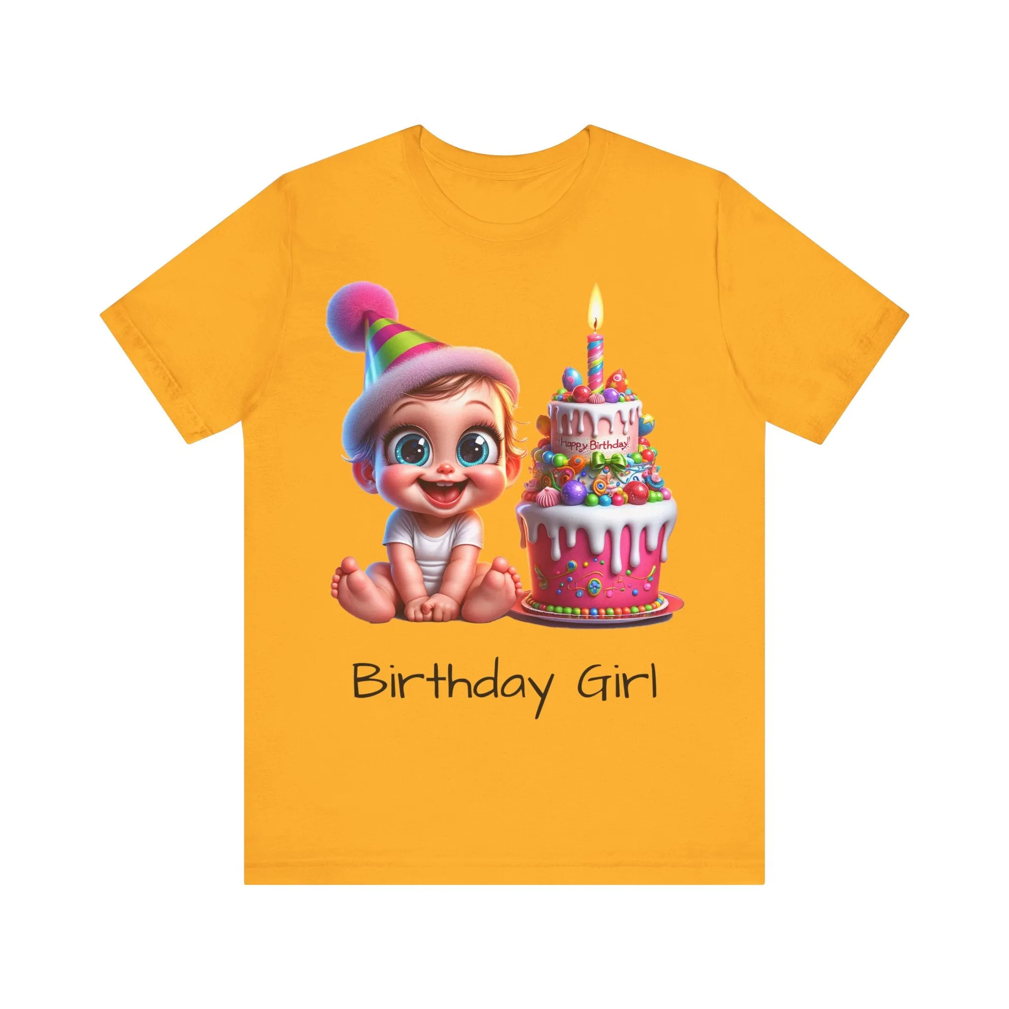 Birthday Girl T-shirt with text