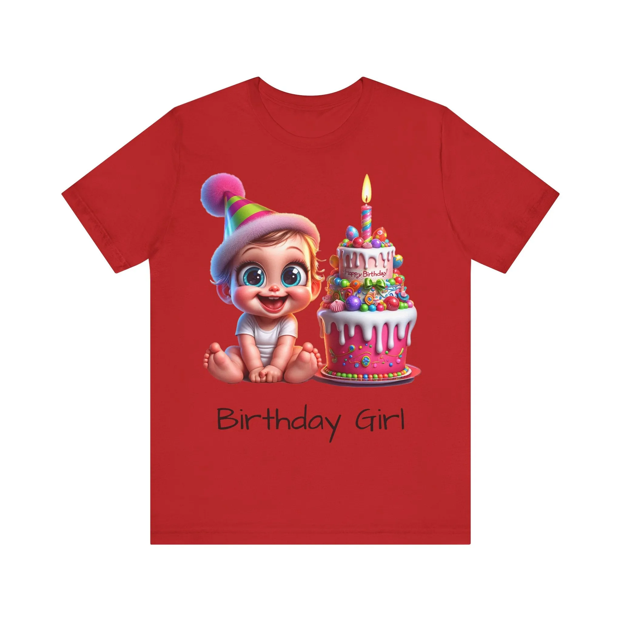 Birthday Girl T-shirt with text