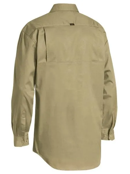 Bisley Closed Front Cool Lightweight Drill Short Sleeve Shirt