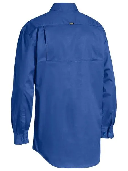 Bisley Closed Front Cool Lightweight Drill Short Sleeve Shirt