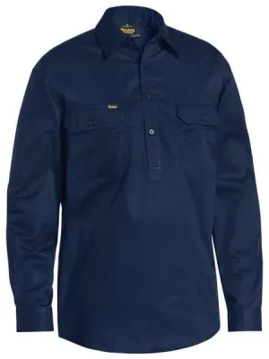 Bisley Closed Front Cool Lightweight Drill Short Sleeve Shirt