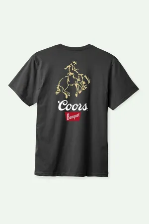 Brixton Coors Colt S/S Standard T-Shirt - BLACK