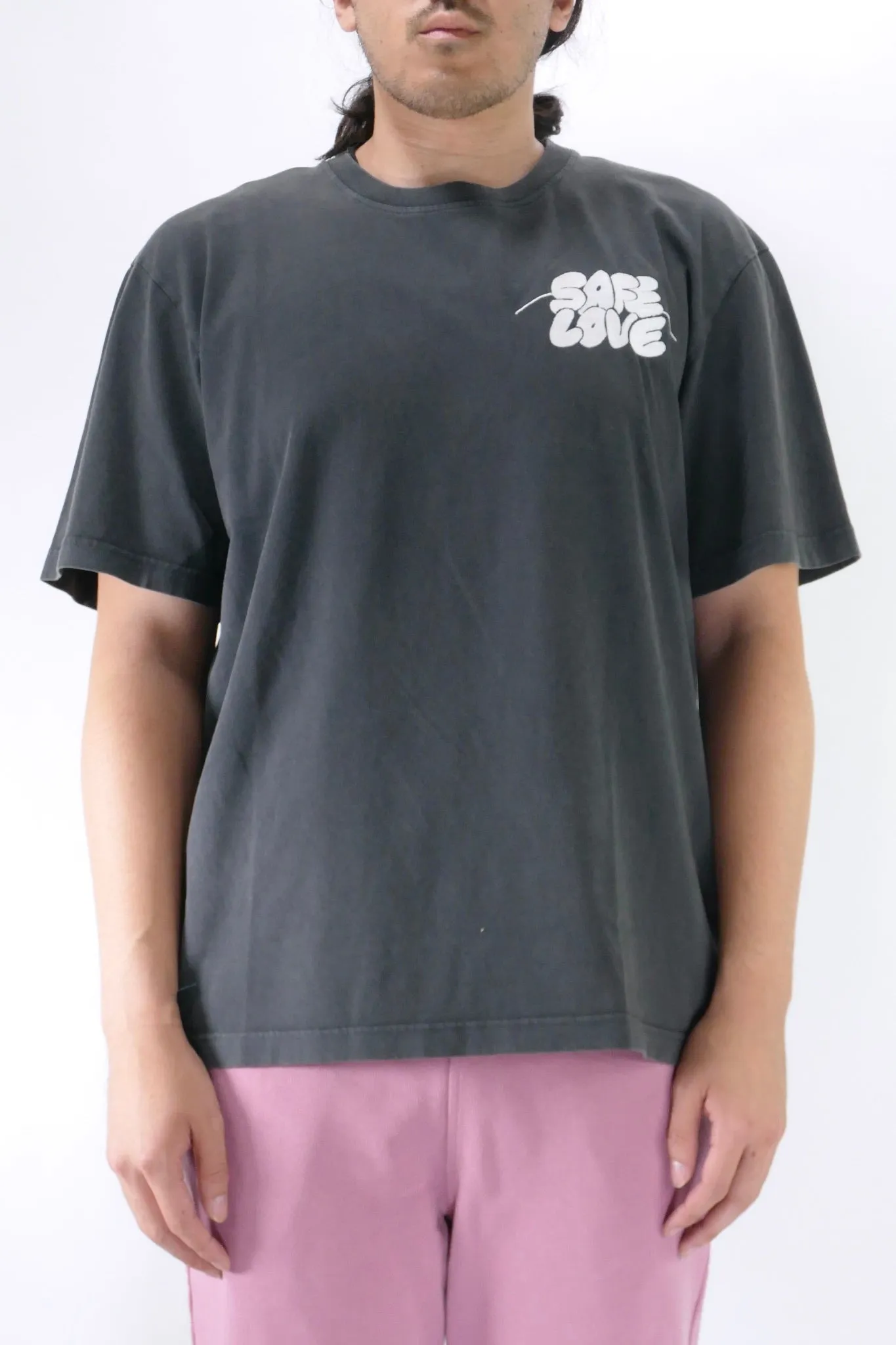 Carne Bollente Safe Love Tee - Washed Black