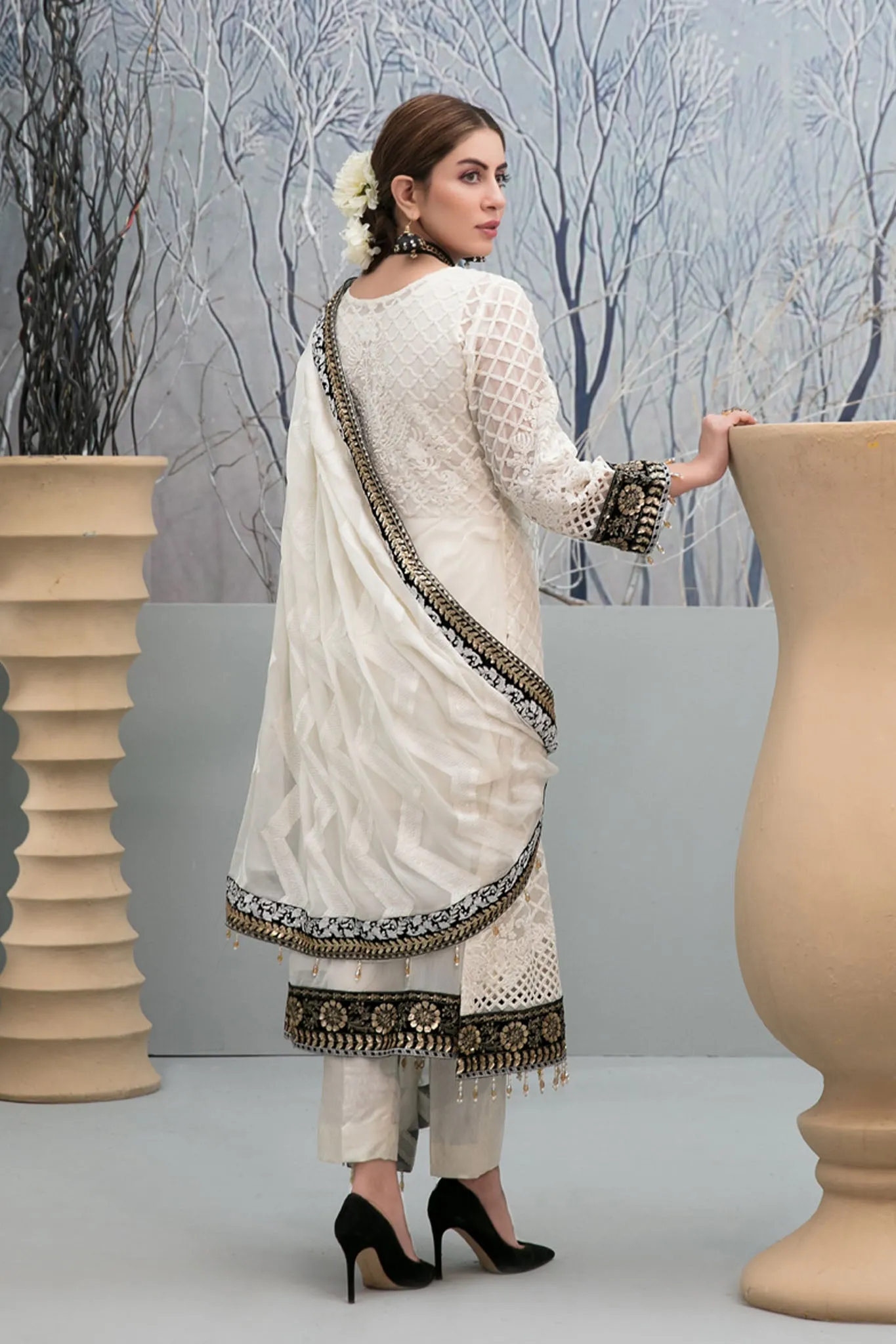 Chantilly by Tawakkal Semi Stitched 3 Piece Chiffon Collection'2022-C-5998-ii