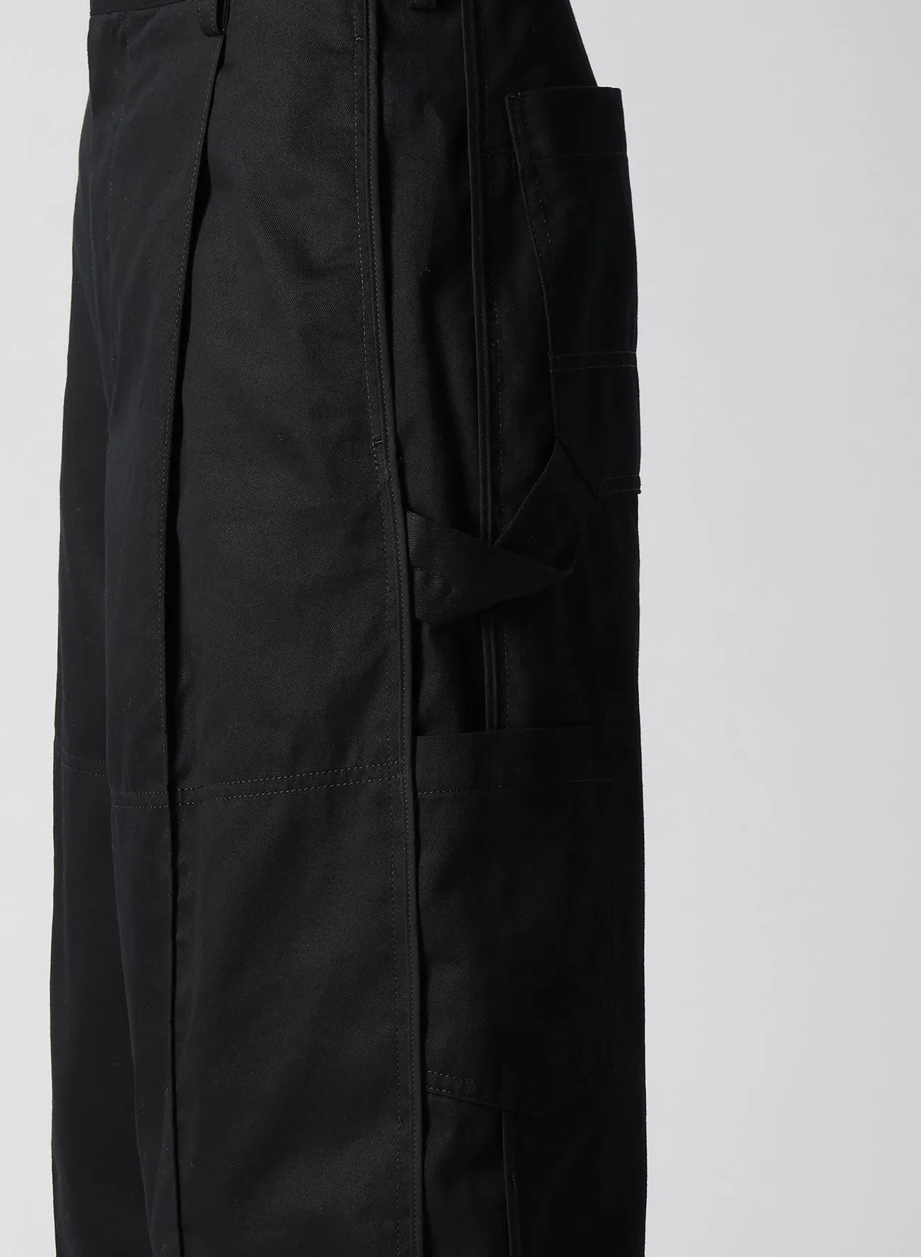 COTTON KATSURAGI SIDE STRIPE PAINTER PANTS
