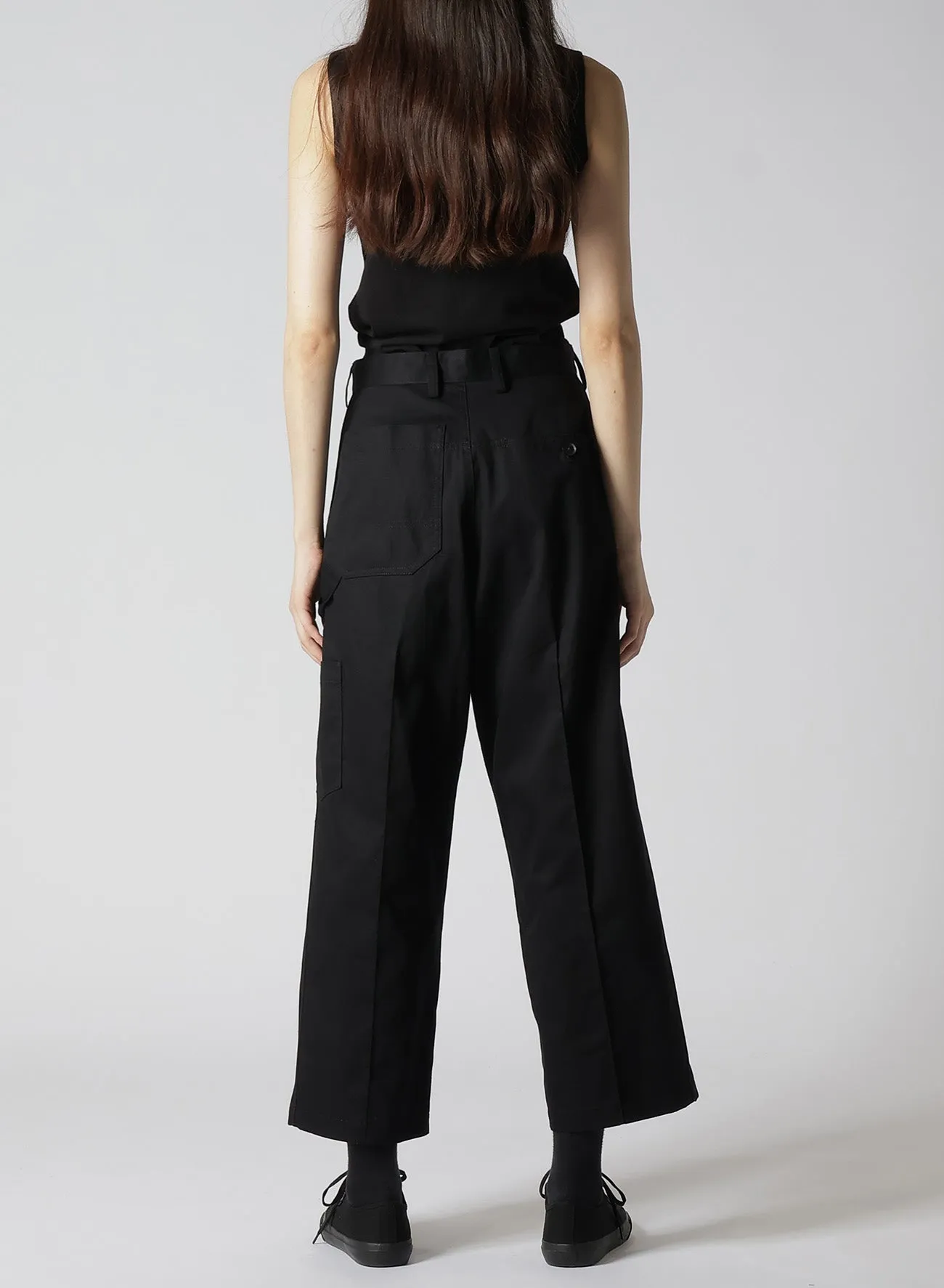 COTTON KATSURAGI SIDE STRIPE PAINTER PANTS