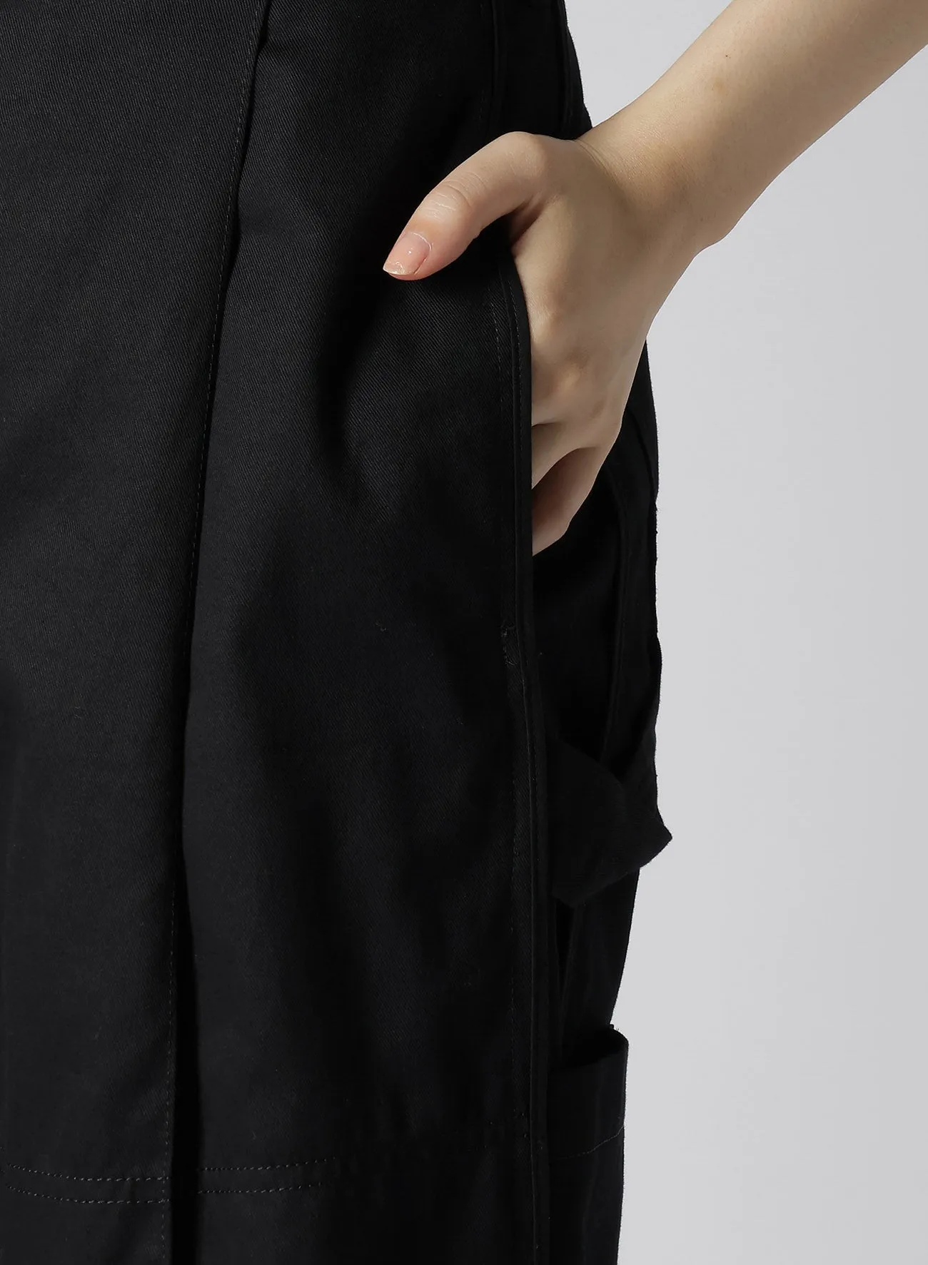 COTTON KATSURAGI SIDE STRIPE PAINTER PANTS