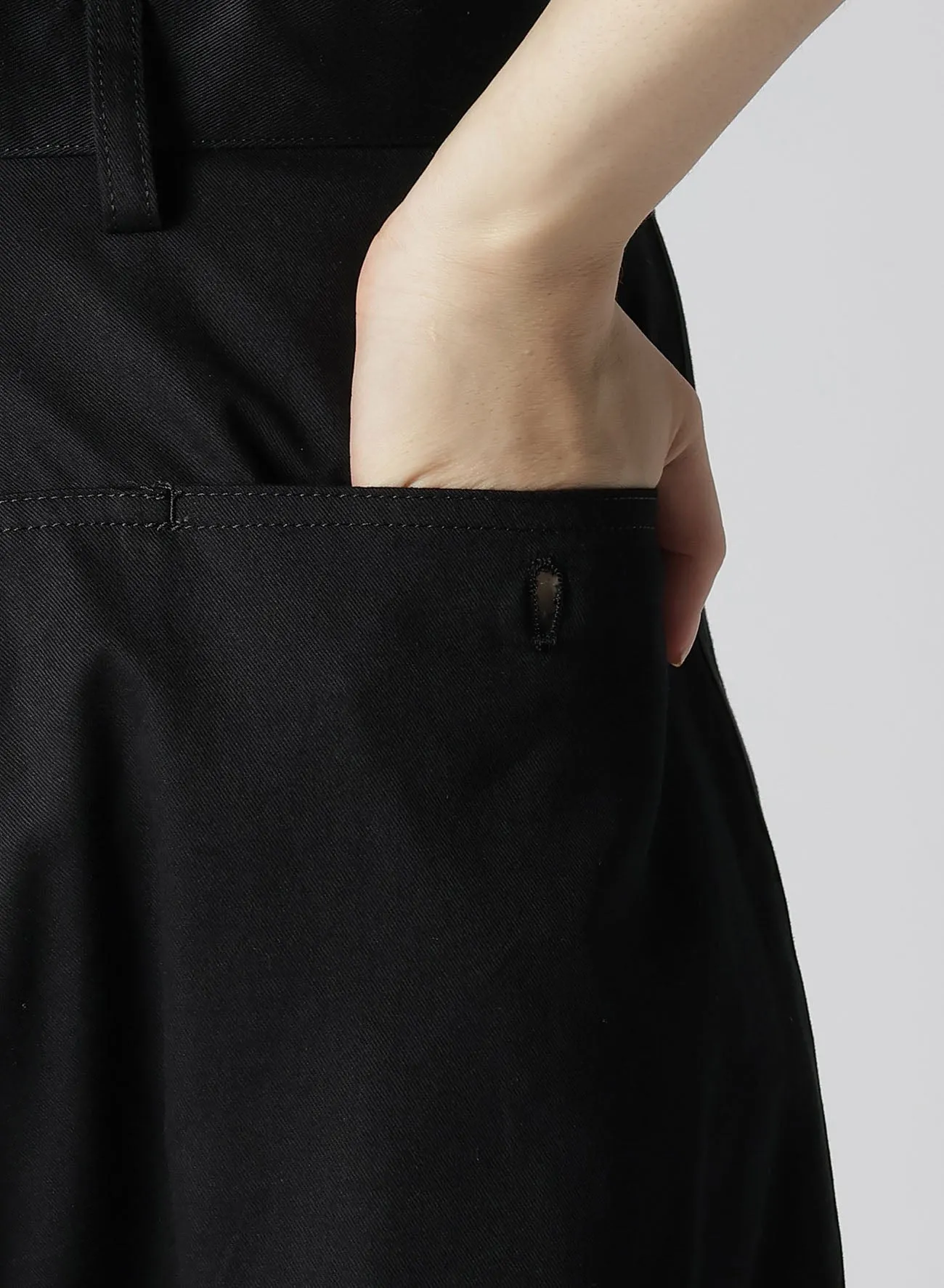 COTTON KATSURAGI SIDE STRIPE PAINTER PANTS