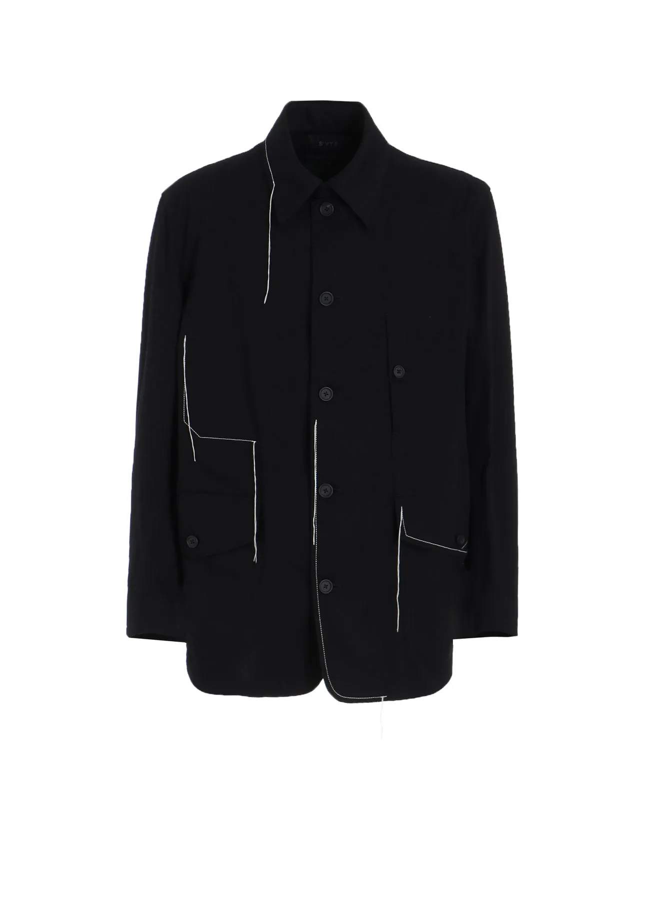 COTTON TWILL COLOR STITCHING COVERALLS
