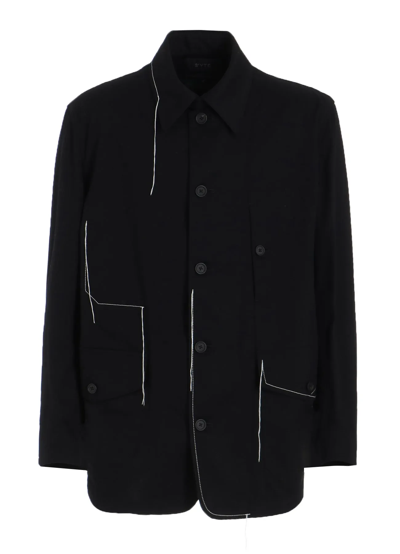 COTTON TWILL COLOR STITCHING COVERALLS