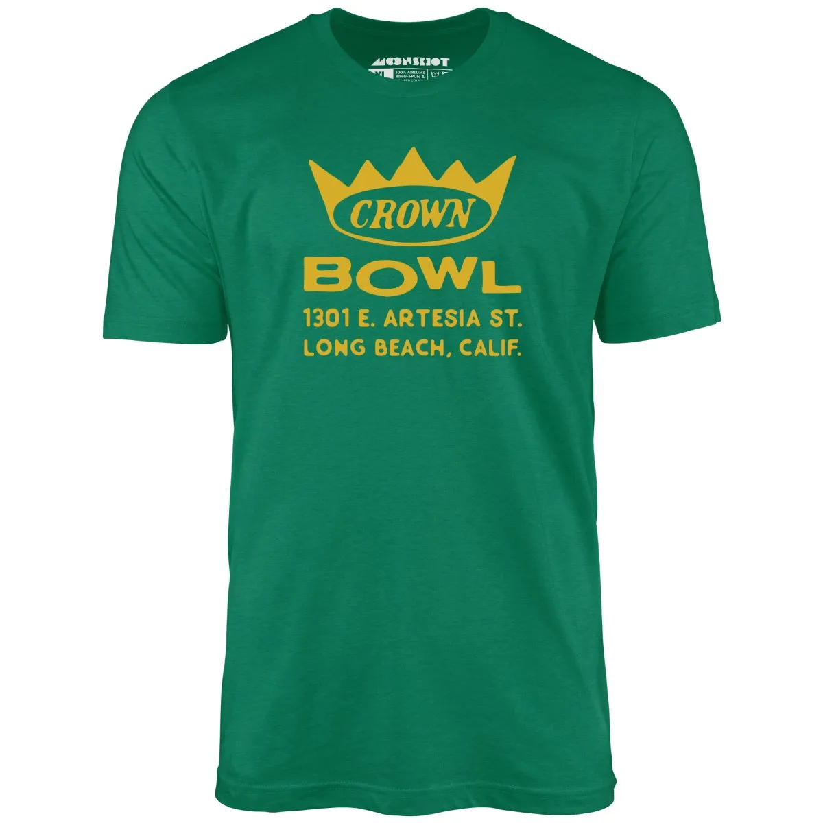 Crown Bowl - Long Beach, CA - Vintage Bowling Alley - Unisex T-Shirt