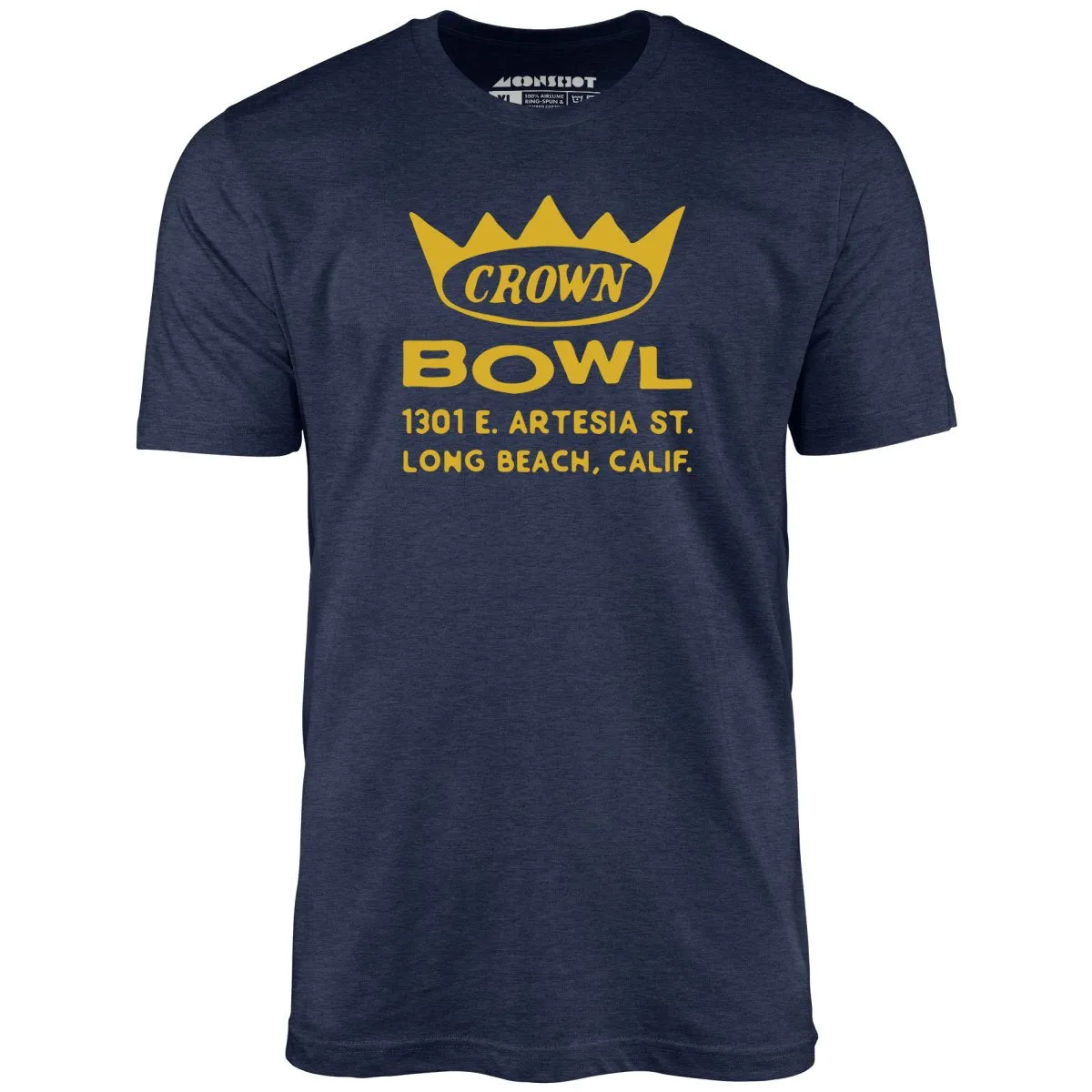 Crown Bowl - Long Beach, CA - Vintage Bowling Alley - Unisex T-Shirt