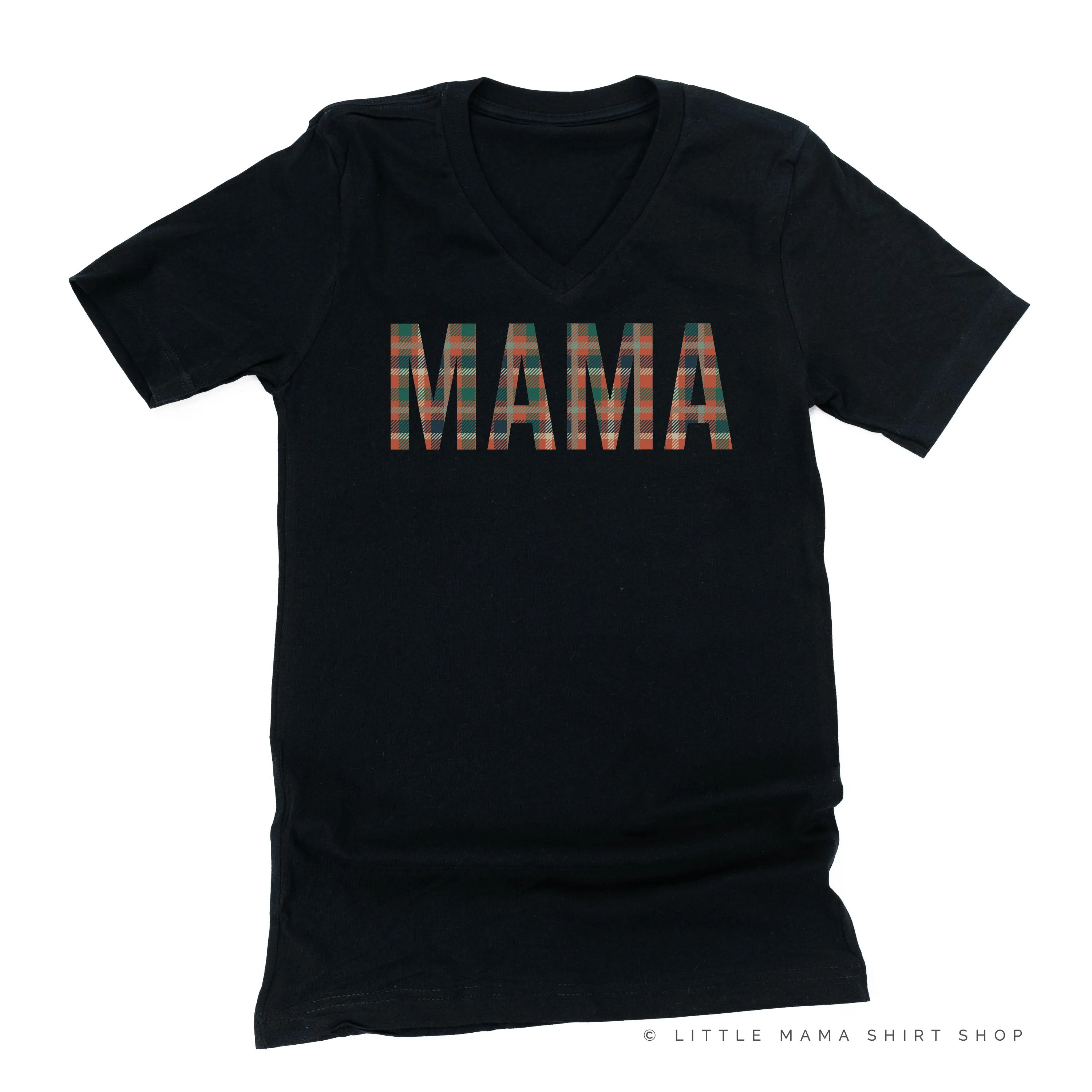 Fall Plaid MAMA - Unisex Tee