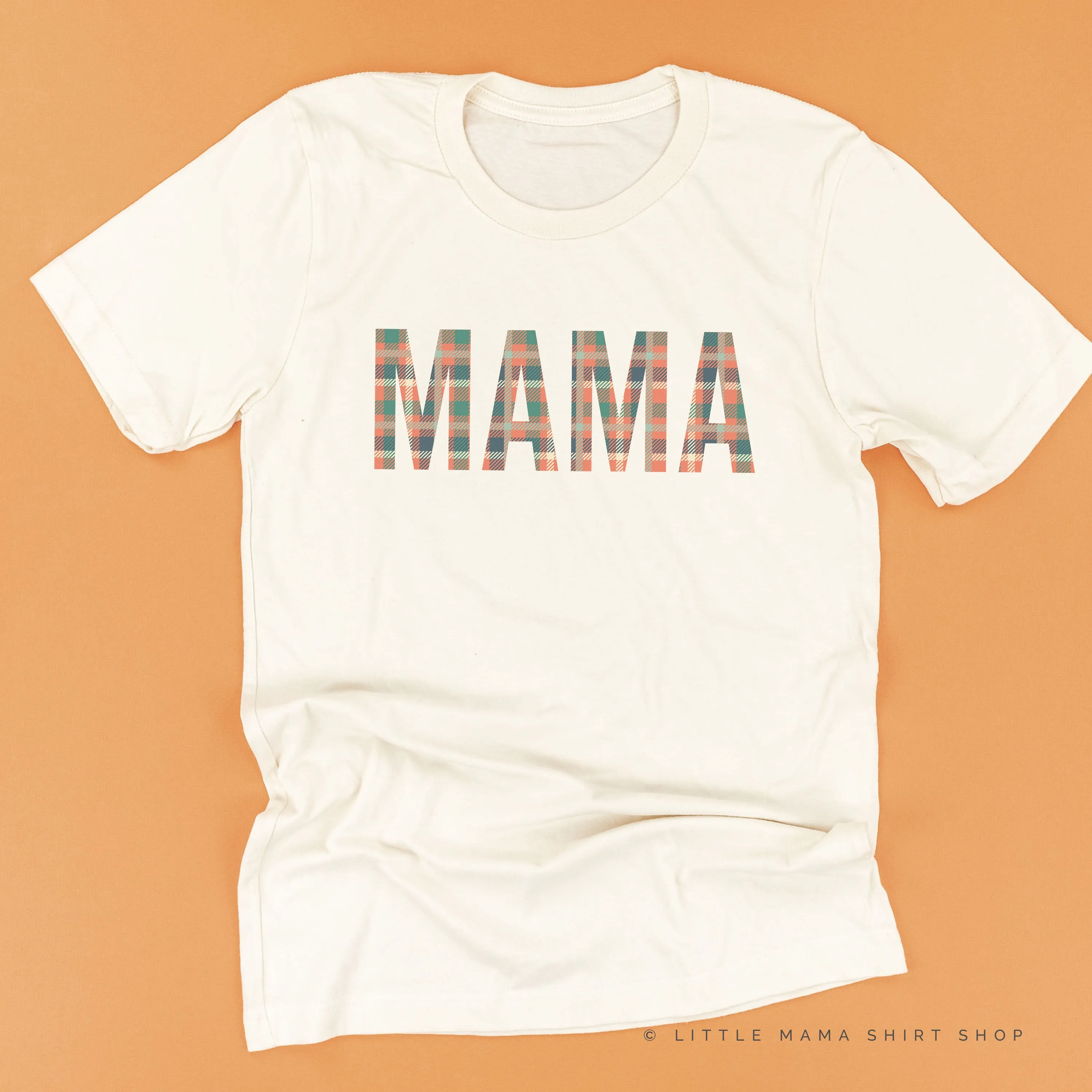 Fall Plaid MAMA - Unisex Tee