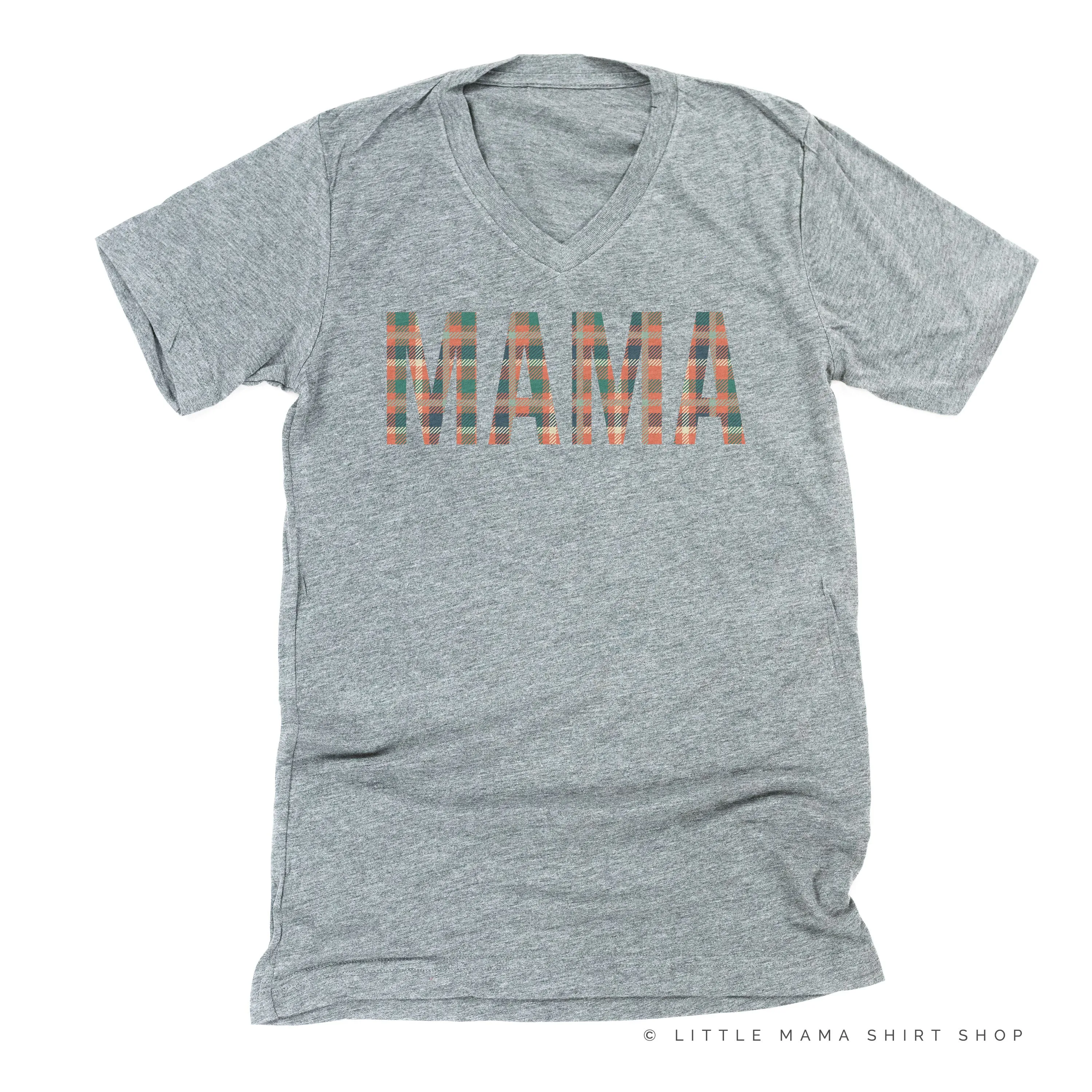 Fall Plaid MAMA - Unisex Tee