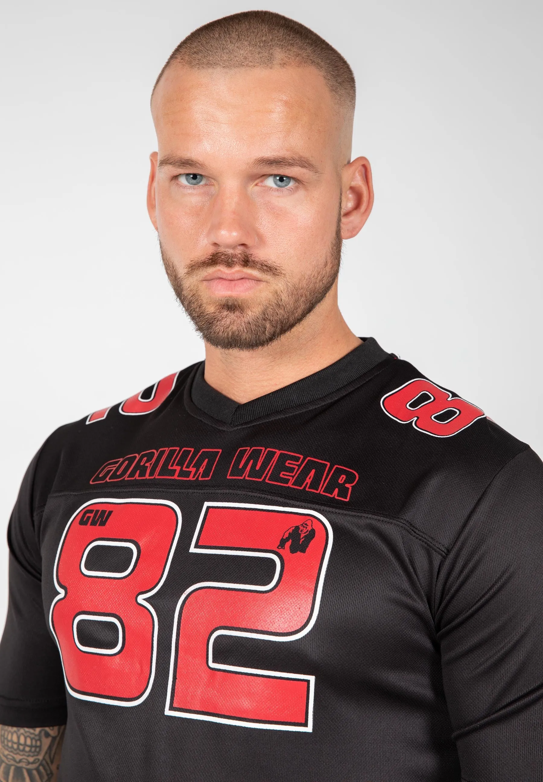 Fresno T-Shirt - Black/Red
