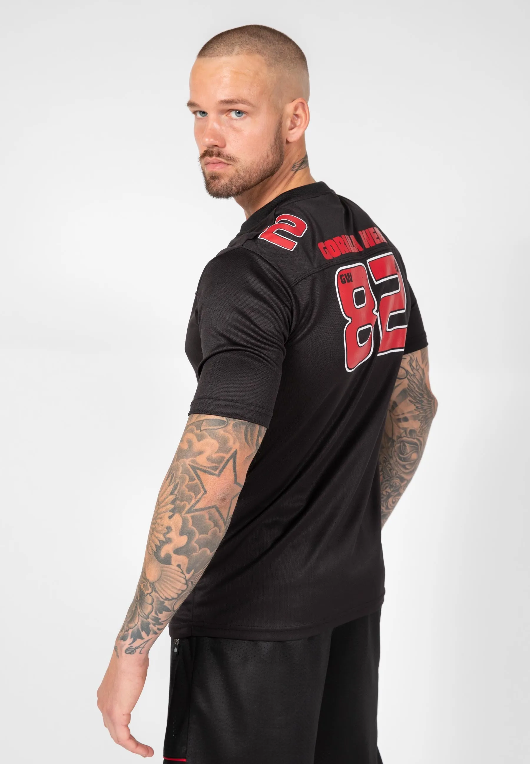 Fresno T-Shirt - Black/Red