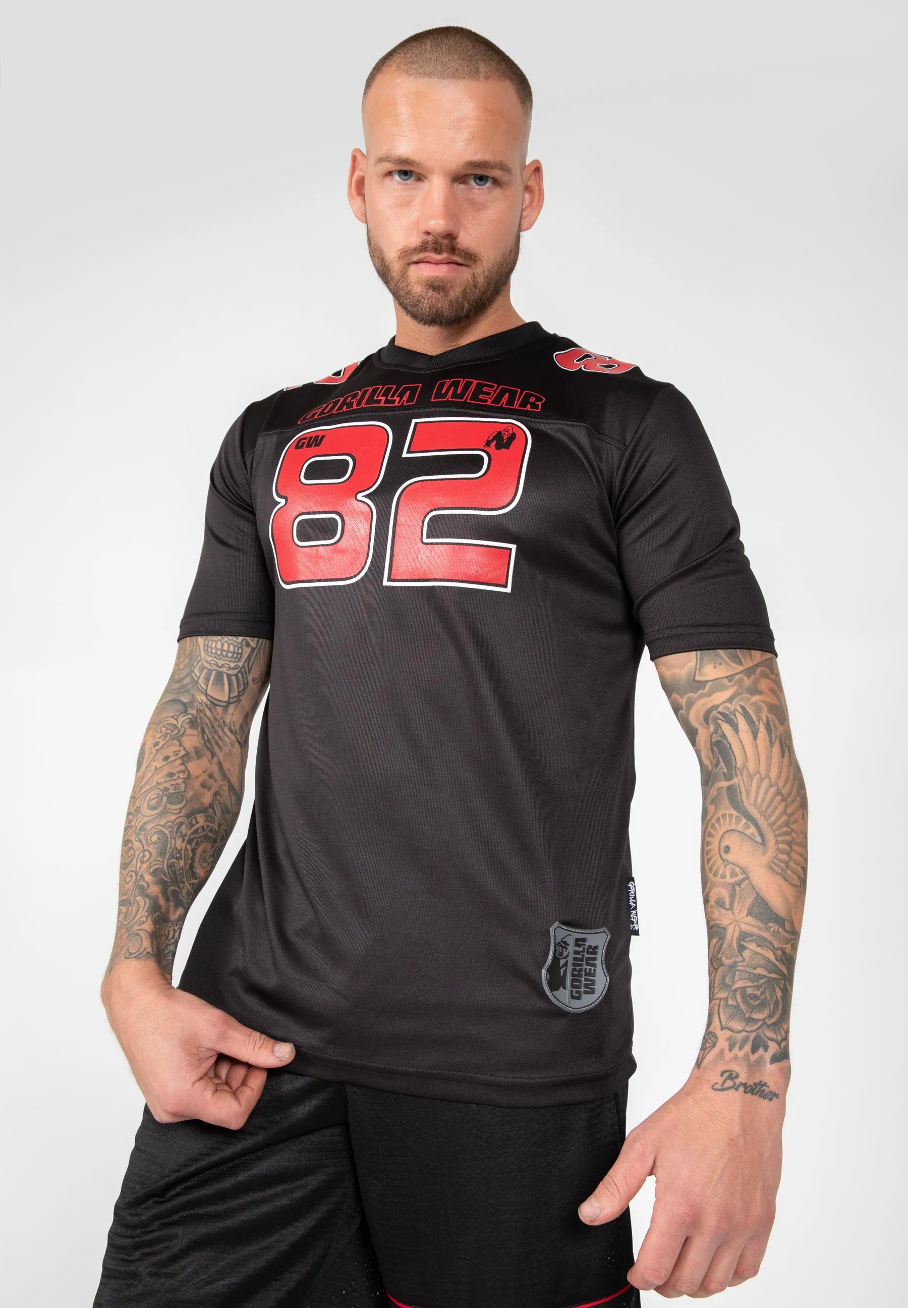 Fresno T-Shirt - Black/Red