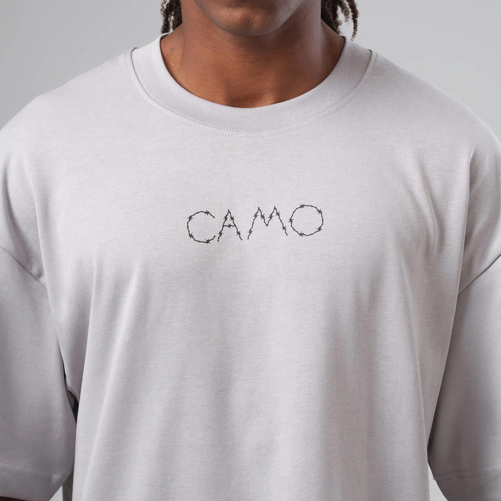 Grey Barbed Wire T-Shirt