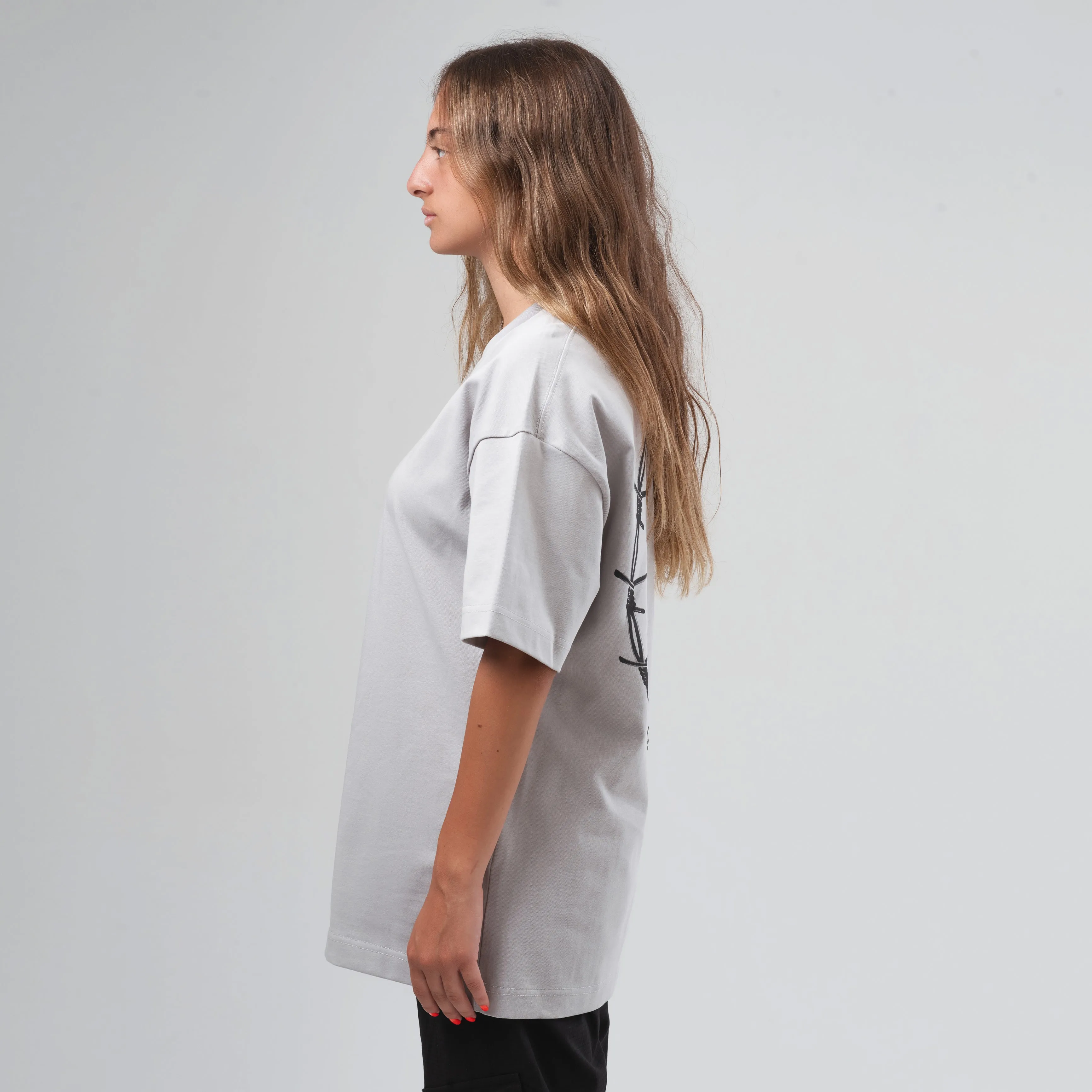 Grey Barbed Wire T-Shirt