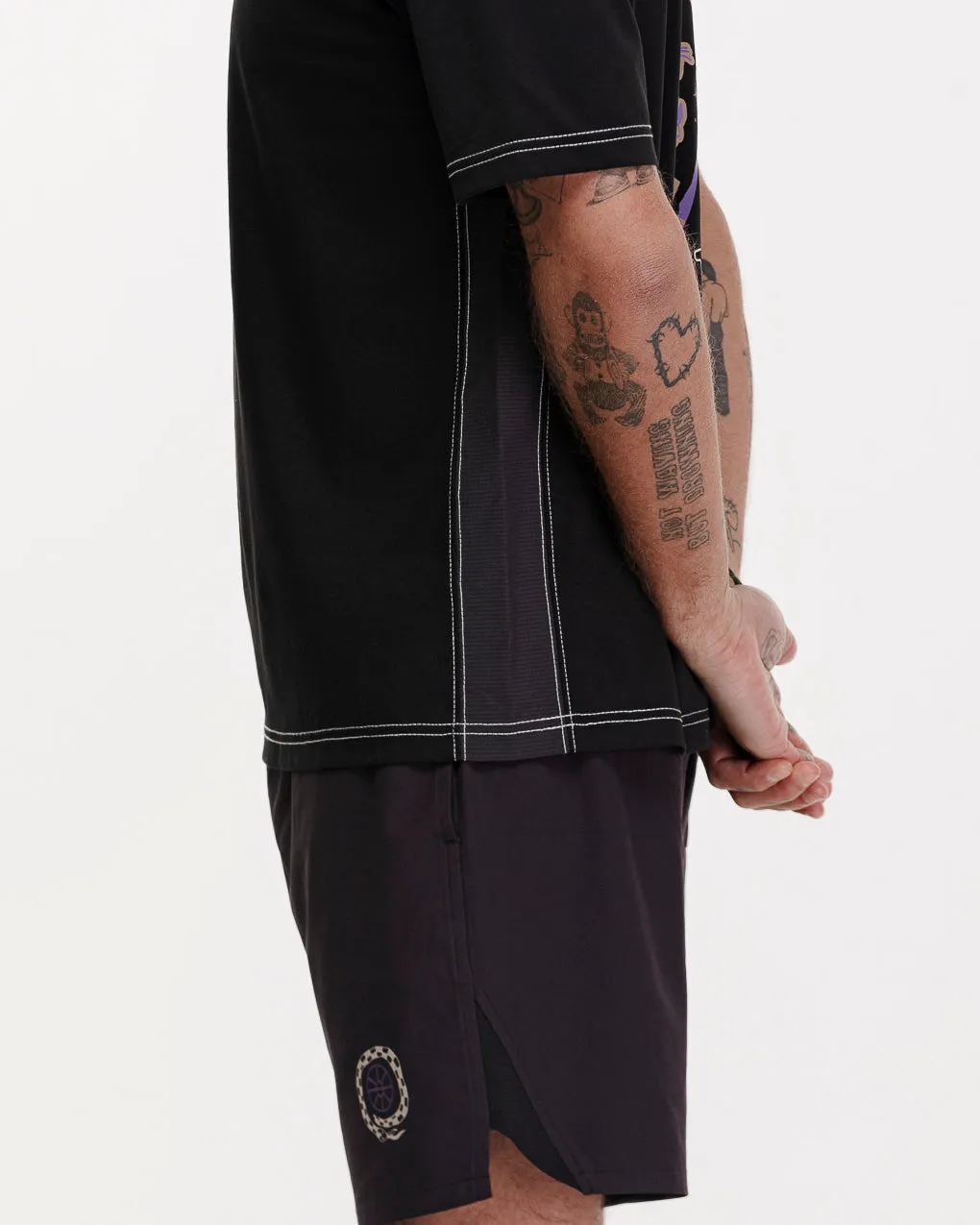 It's Out There Trail T-Shirt- Washed Black