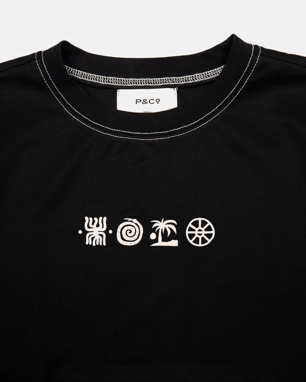 It's Out There Trail T-Shirt- Washed Black