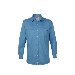 JONSSON LEGENDARY LONG SLEEVE SHIRT COLOUR-FRENCH BLUE SIZE-XL