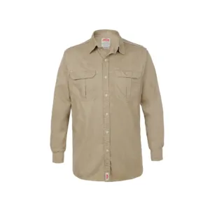 JONSSON LEGENDARY LONG SLEEVE SHIRT COLOUR-KHAKI SIZE-M