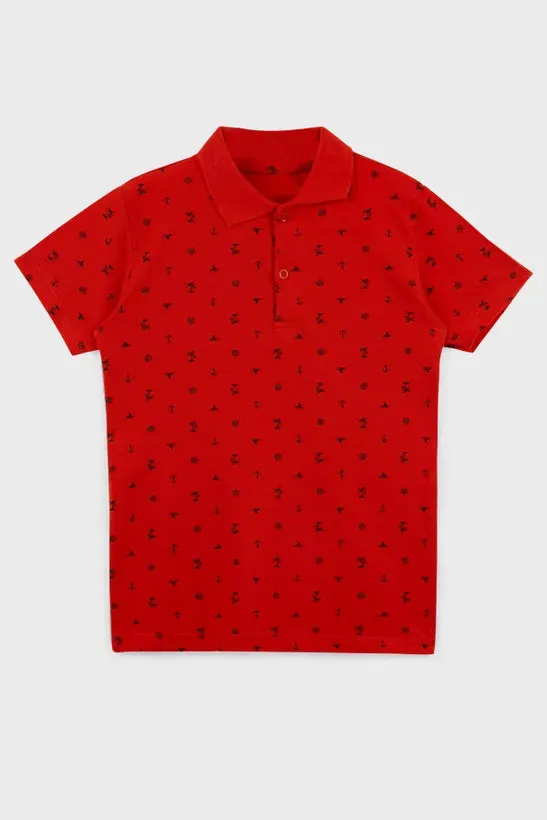 Lela Boy's Red T-Shirt