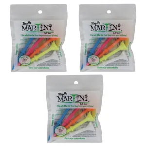 Martini Original 3 1/4" Golf Tees (3 bag bundle = 15 tees total)