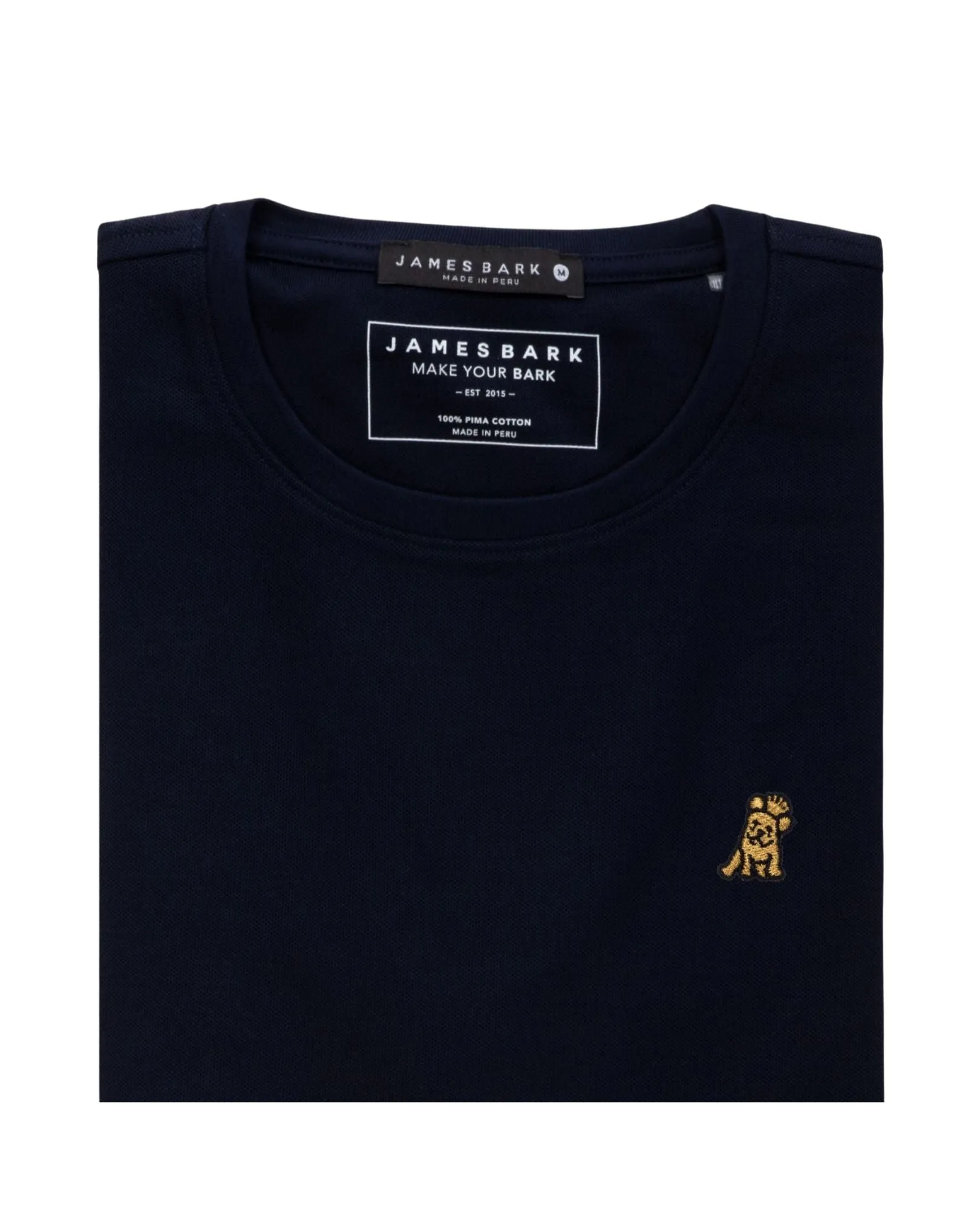 Mens Crew Neck Jersey T-shirt - Navy A46