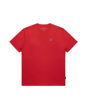 Mens Crew Neck Jersey T-shirt - Risk Red A11