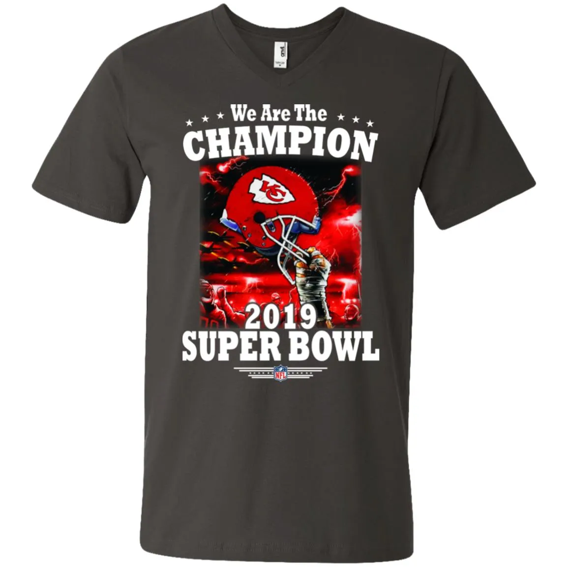 Nfl – Kansas City Chiefs We Are The Champion 2019 Super Bowl Football Men V-Neck T-Shirt